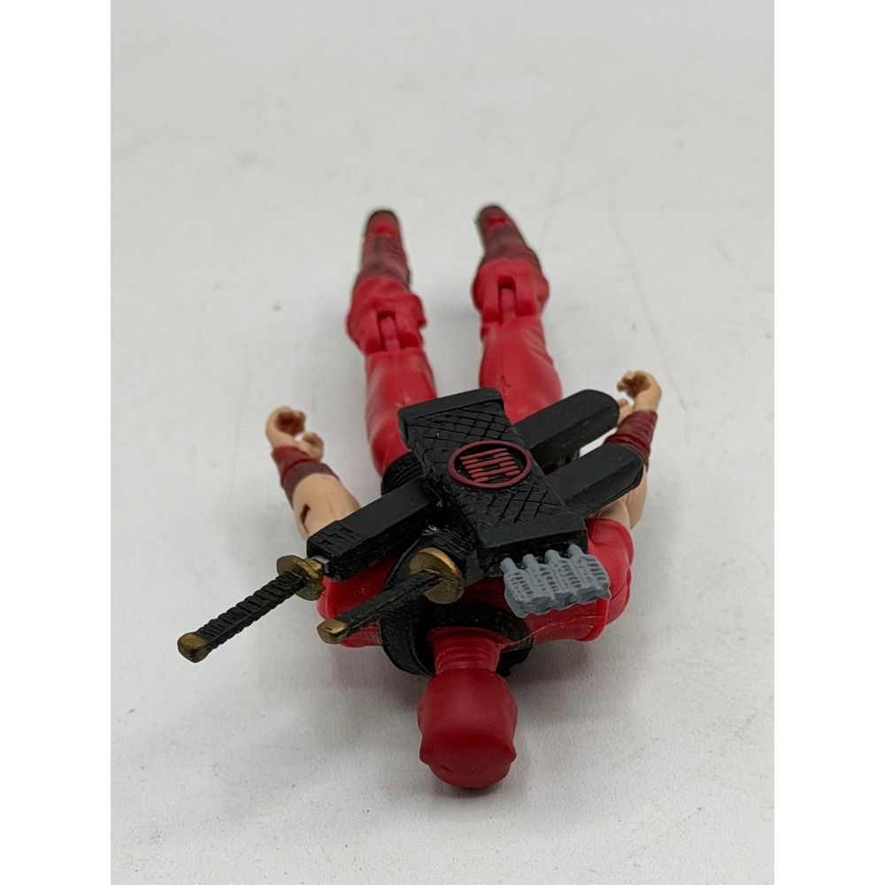 2007 G.I. Joe 25th Anniversary Red Ninja v2 100% Complete Stand Hasbro 3.75" - Picture 16 of 16